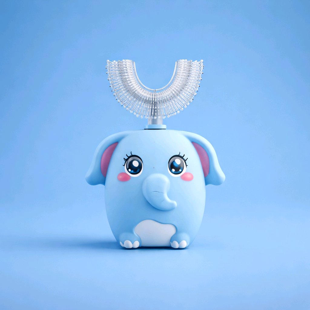 360° Sonic U-Shaped Electric Toothbrush for Kids