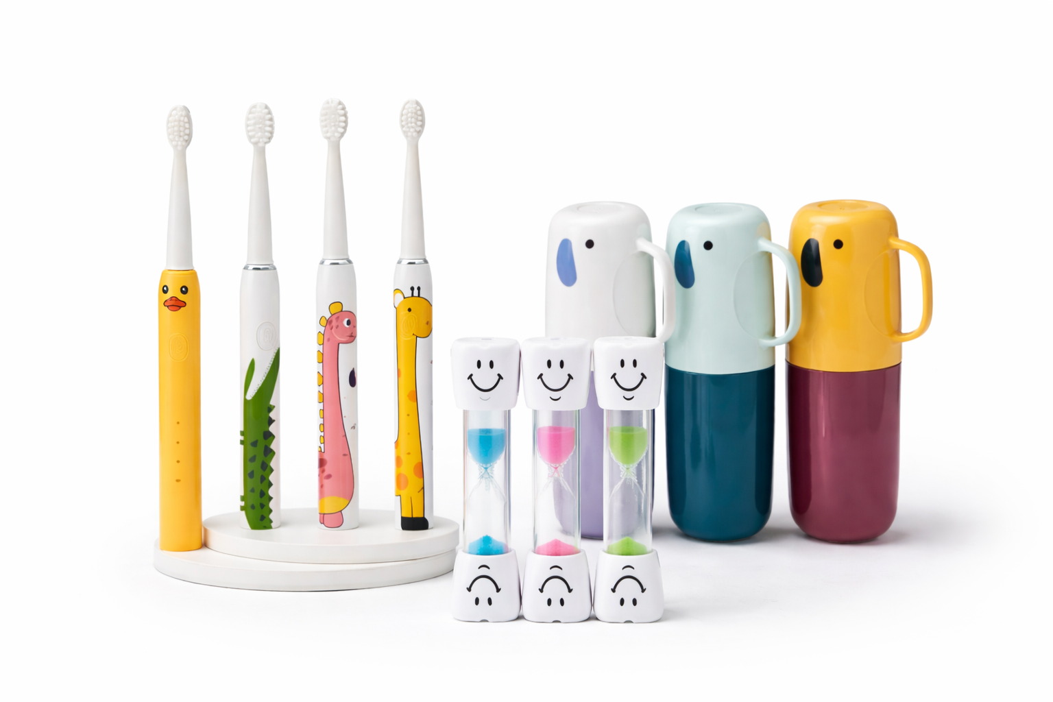 Animal Brush, Timer & Carry Case Bundle