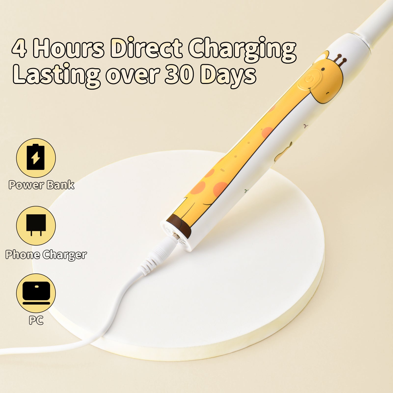 Kids Sonic Electric Cartoon Toothbrush