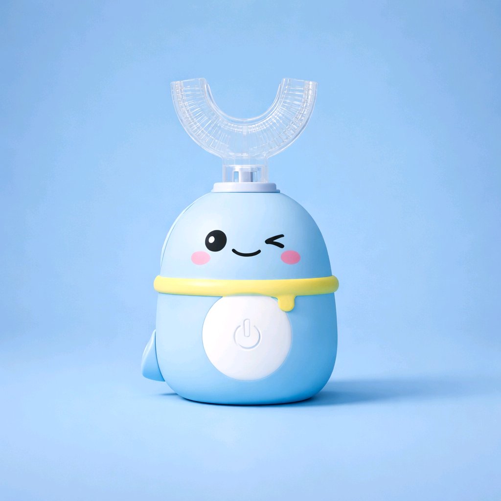 360° Sonic U-Shaped Electric Toothbrush for Kids