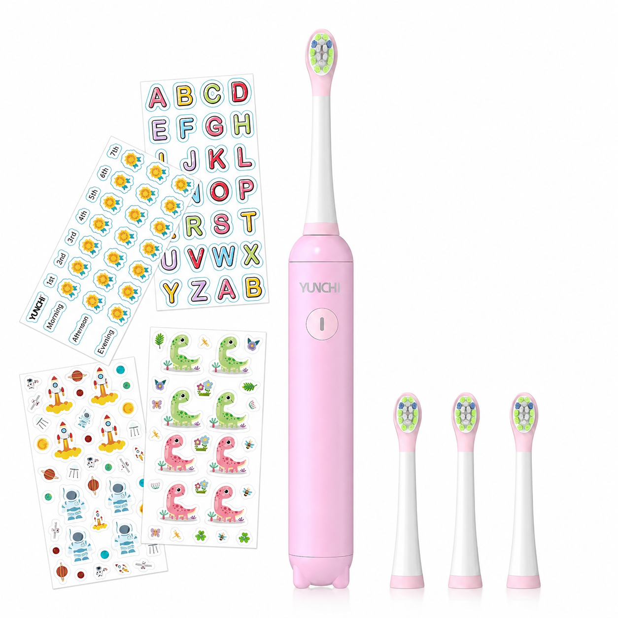 Kids Personalised Electric Toothbrush & 3 Heads