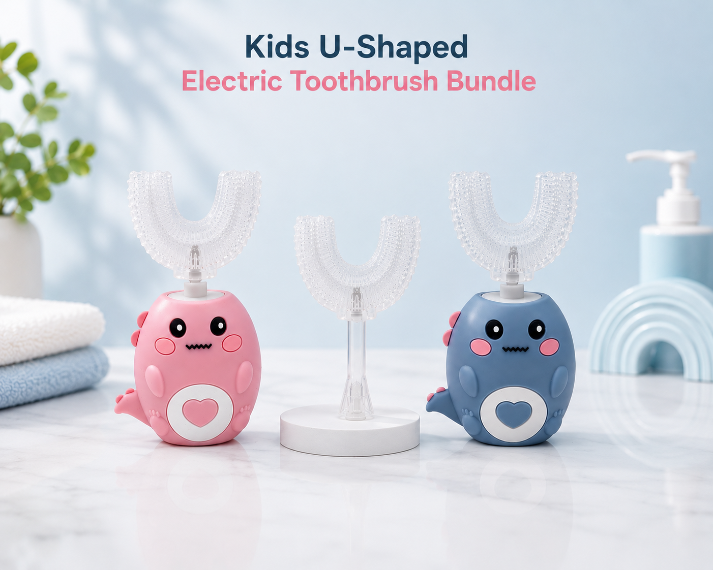 U Brush & Spare Heads Bundle